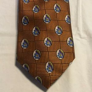 Jos. A. Bank Limited Edition orange silk tie